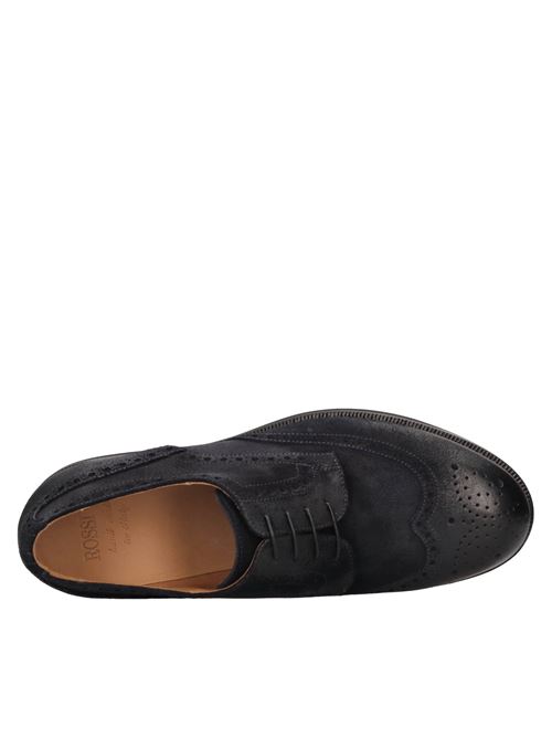 Stringate in camoscio ROSSI | 9149 HEAVY SETA DA INVECCH.BLU